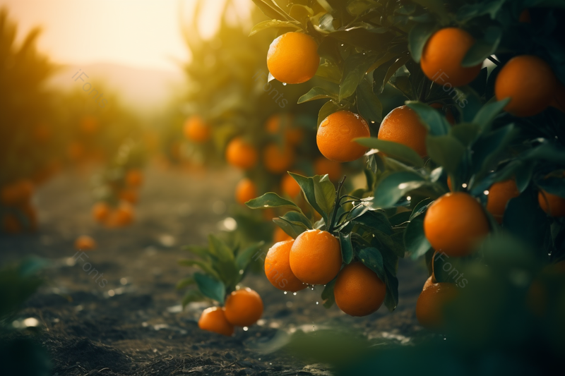 空无一人果林里的橘子,高清,摄影图,摄影图片,图片大全,摄影图免费下载